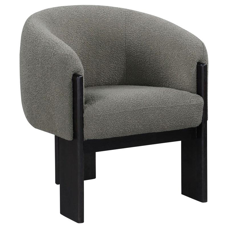 Coaster Furniture Valdez 903166 Boucle Upholstered Barrel Back Accent Chair - Brown