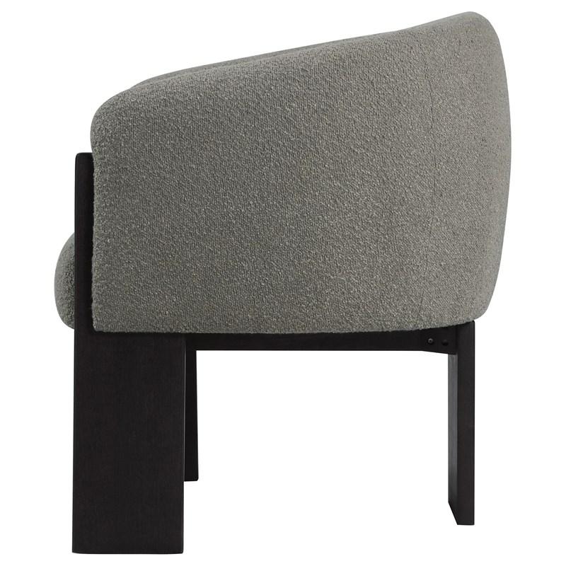 Large Picture of Coaster Furniture Valdez 903166 Boucle Upholstered Barrel Back Accent Chair - Brown