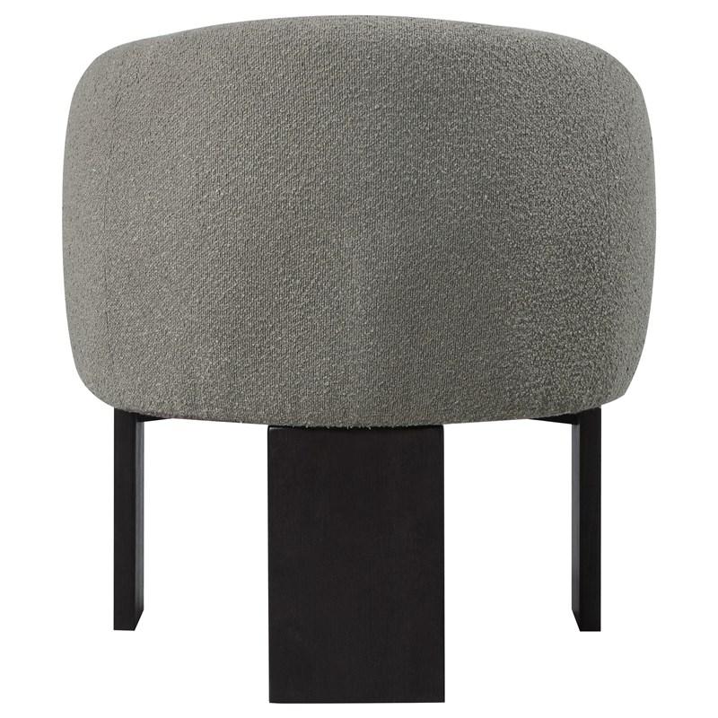 Large Picture of Coaster Furniture Valdez 903166 Boucle Upholstered Barrel Back Accent Chair - Brown