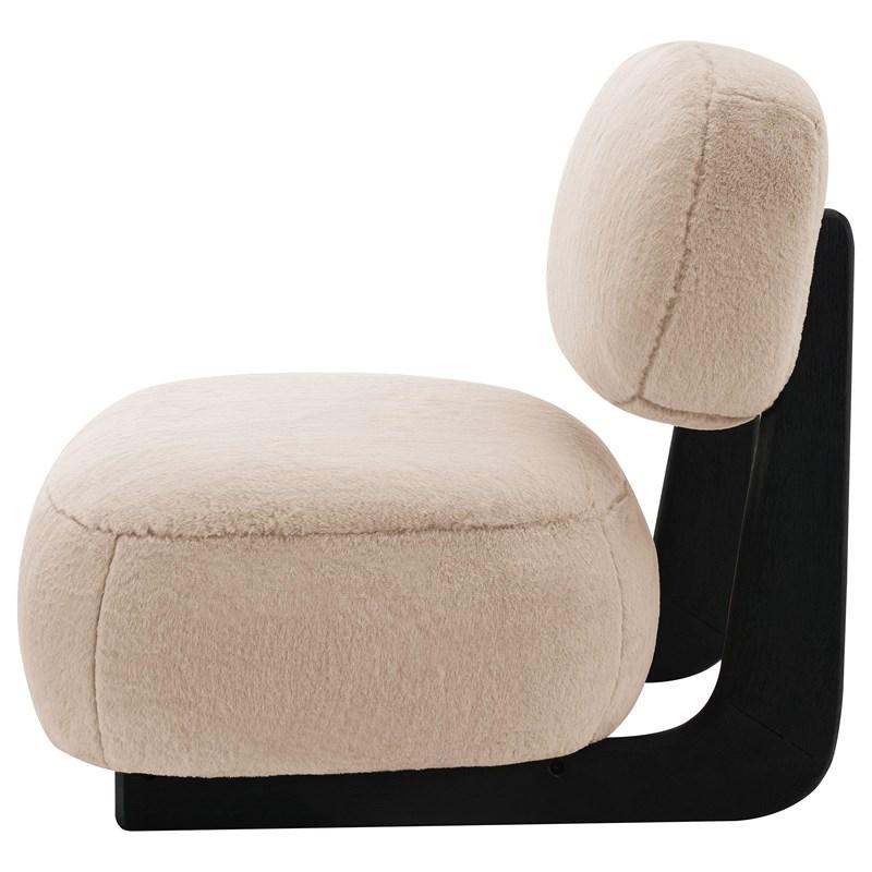 Large Picture of Coaster Furniture Duffie 903097 Upholstered Armless Accent Chair - Camel