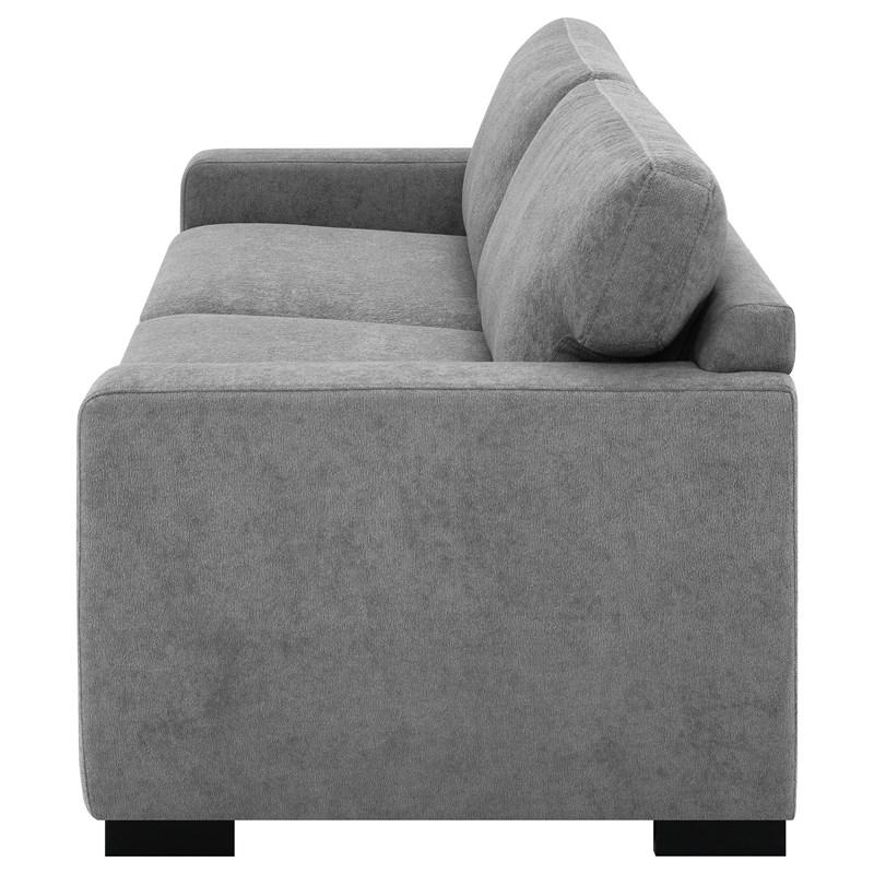 Large Picture of Coaster Furniture Simpson 360050 Upholstered Sofa Sleeper with Queen Mattress - Grey