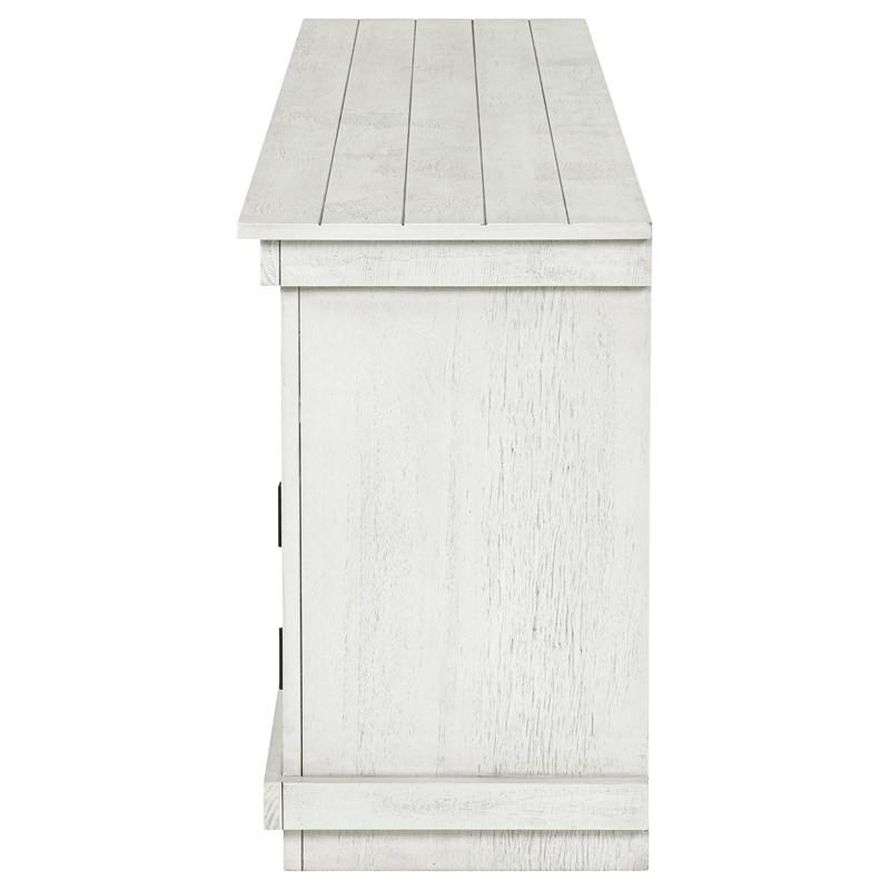 Large Picture of Coaster Furniture Payne 710053 70-inch TV Stand Media Console - Distressed White