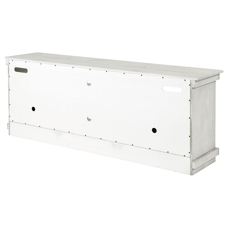 Large Picture of Coaster Furniture Payne 710053 70-inch TV Stand Media Console - Distressed White