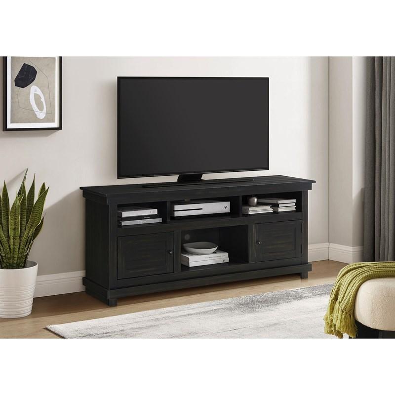 Large Picture of Coaster Furniture Payne 710062 60-inch TV Stand Media Console - Distressed Java