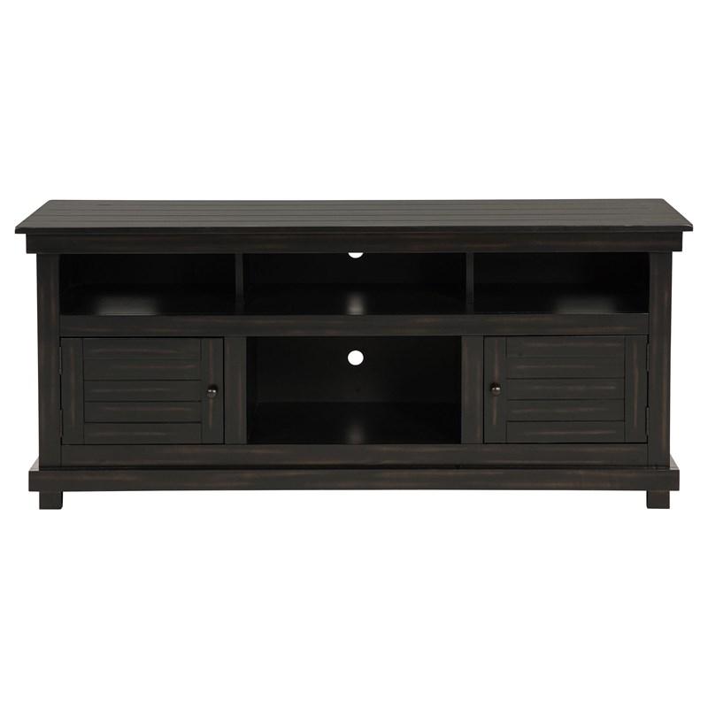Large Picture of Coaster Furniture Payne 710062 60-inch TV Stand Media Console - Distressed Java