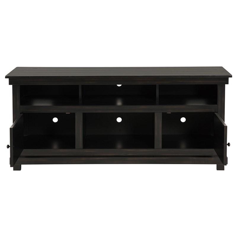 Large Picture of Coaster Furniture Payne 710062 60-inch TV Stand Media Console - Distressed Java