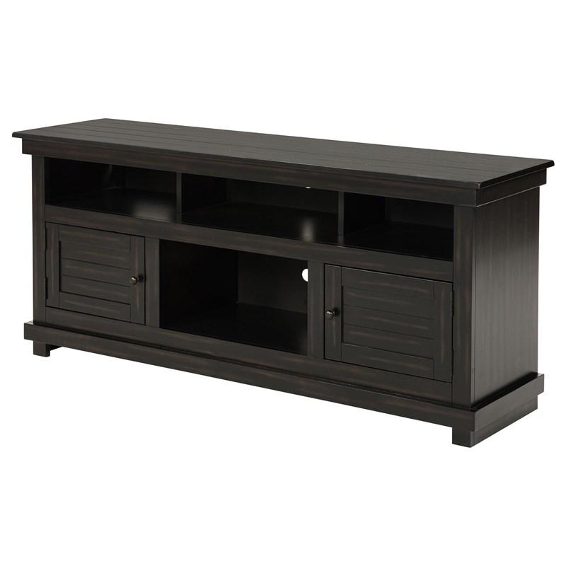 Large Picture of Coaster Furniture Payne 710062 60-inch TV Stand Media Console - Distressed Java