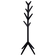 Coaster Furniture Margaret 983272 Solid Wood Coat Rack Clothing Hanger - Black (Coat Racks)