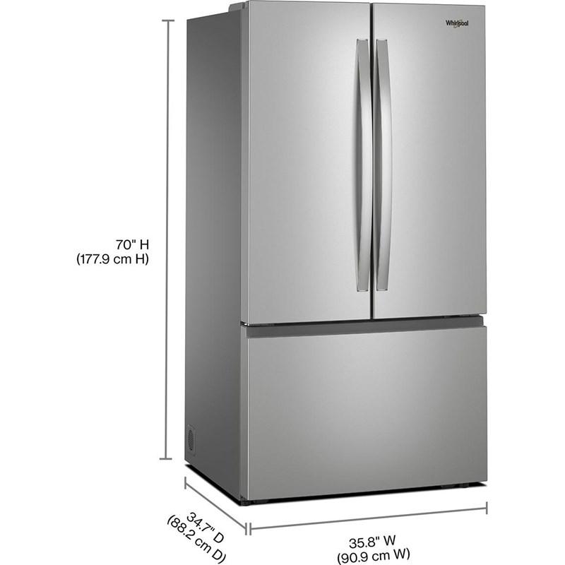 Large Picture of Whirlpool WRFF3136SZ