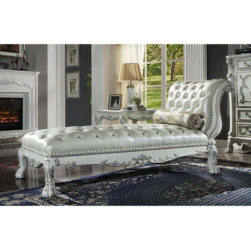 Acme Furniture Dresden AC01693 Chaise with Pillow