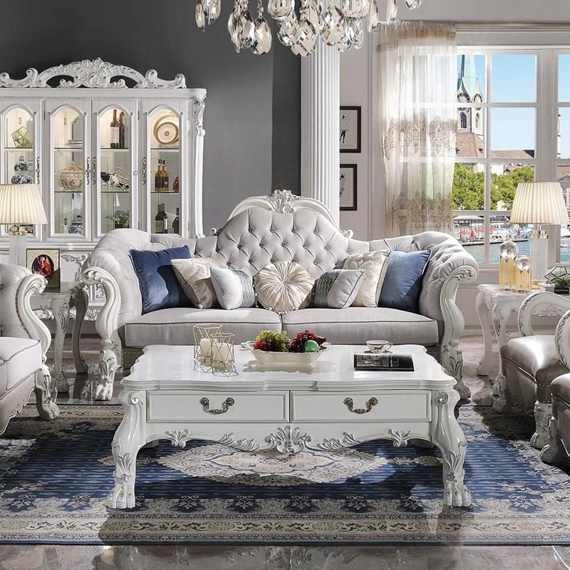 Acme Furniture Dresden LV02244 Sofa with 7 Pillows