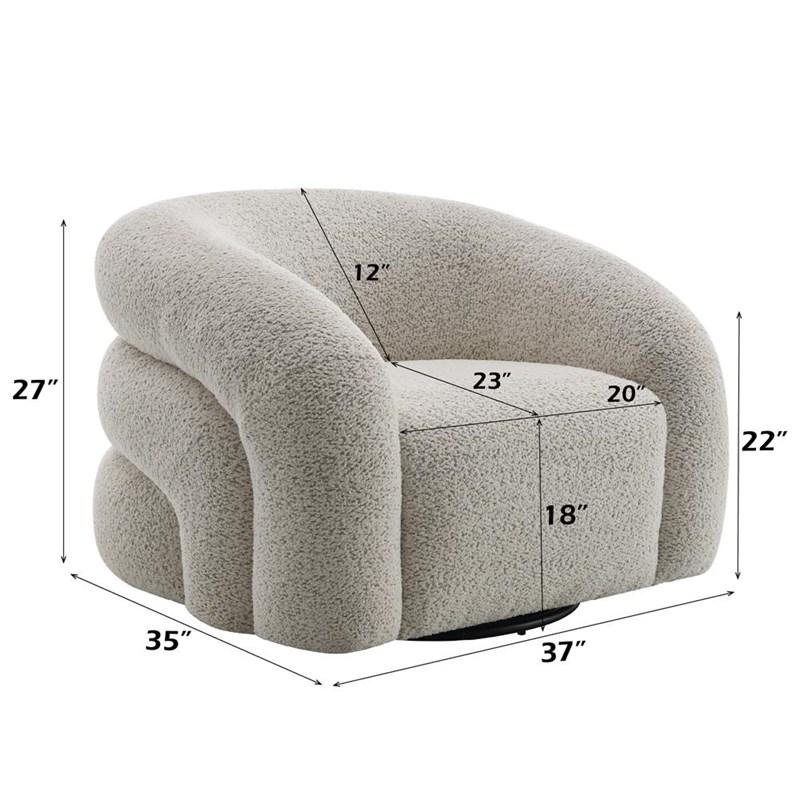 Large Picture of Acme Furniture Irma LV02569 Chair with Swivel