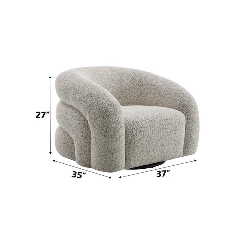 Large Picture of Acme Furniture Irma LV02569 Chair with Swivel