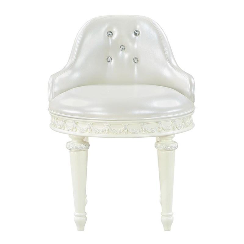 Large Picture of Acme Furniture Dorothy BD02272 Vanity Chair with Swivel