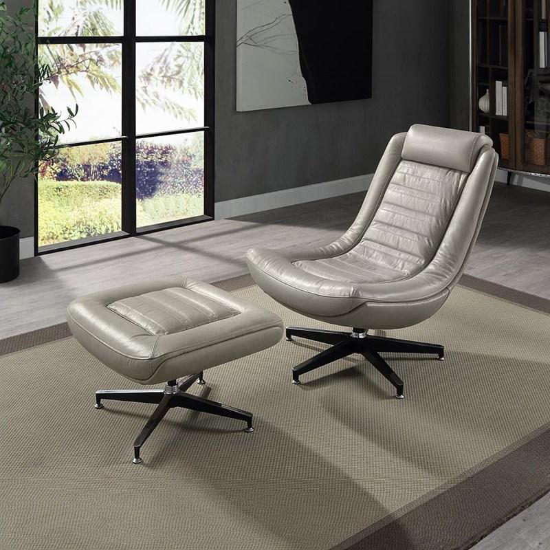 Large Picture of Acme Furniture Piran AC02584 Accent Chair with Swivel