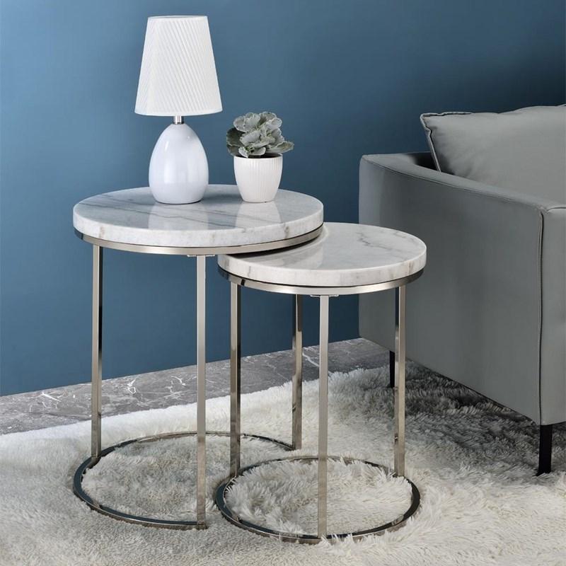Acme Furniture Zaidee LV02796 Nesting Table Set