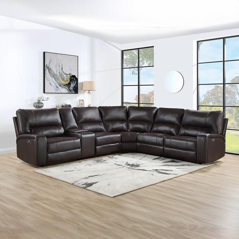 Acme Furniture Saul LV54155 Power Motion Sectional Sofa