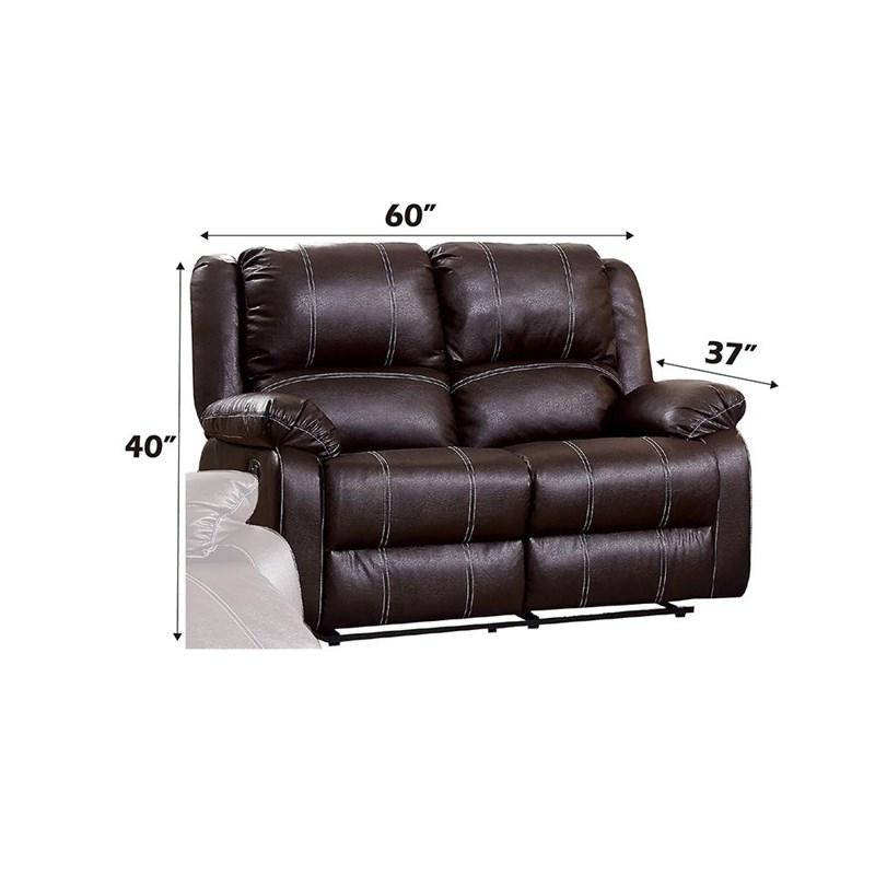 Large Picture of Acme Furniture Zuriel LV52281 Motion Loveseat