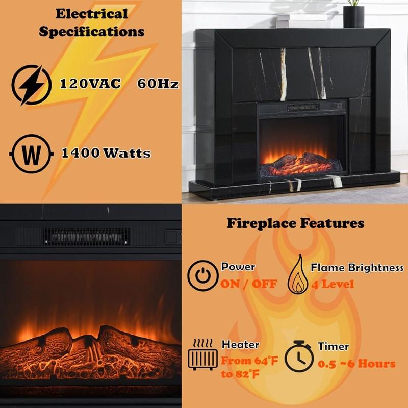 Large Picture of Acme Furniture Drisana AC03869 Fireplace