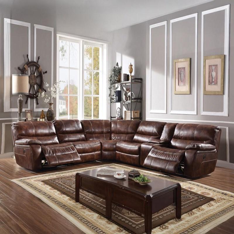 Acme Furniture Brax LV52070 Power Motion Sectional Sofa