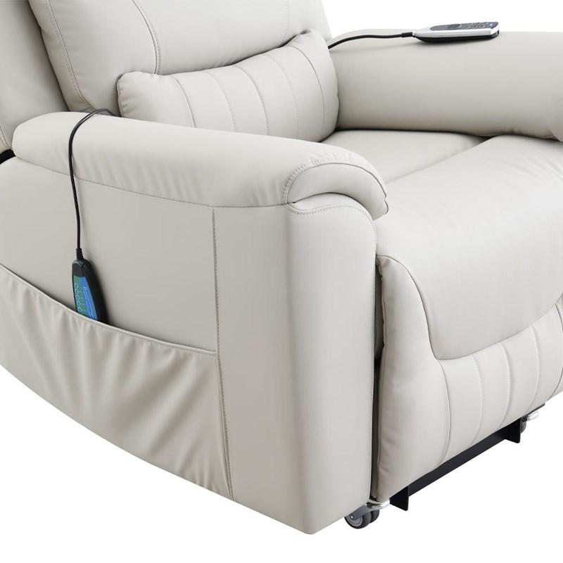 Large Picture of Acme Furniture Marsha LV04273 Power Recliner with Lift & Massage