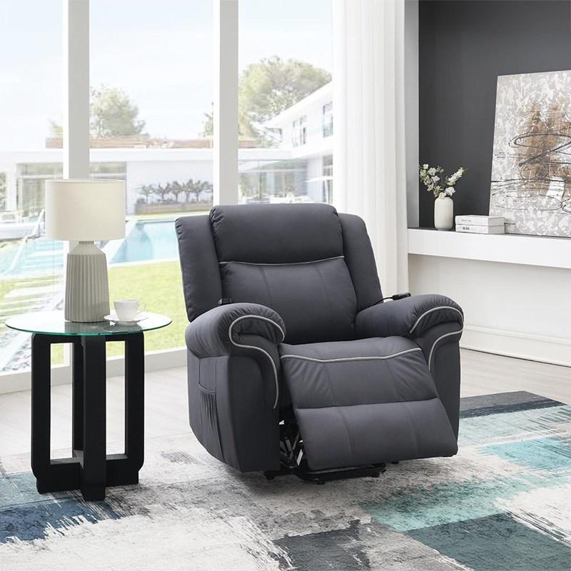 Acme Furniture Domana LV04274 Power Recliner with Lift & Heating & Massage