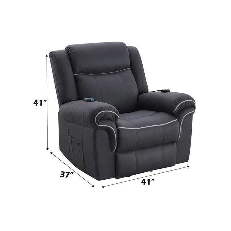 Large Picture of Acme Furniture Domana LV04274 Power Recliner with Lift & Heating & Massage