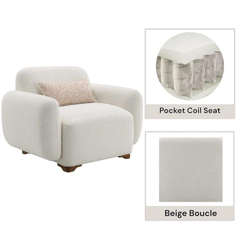 Large Picture of Acme Furniture Darius LV04542 Chair with Pillow