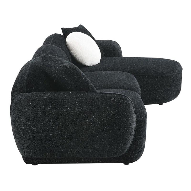 Large Picture of Acme Furniture Lucifer LV03525 Sectional Sofa with 3 Pillows