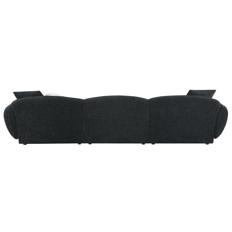 Large Picture of Acme Furniture Lucifer LV03525 Sectional Sofa with 3 Pillows