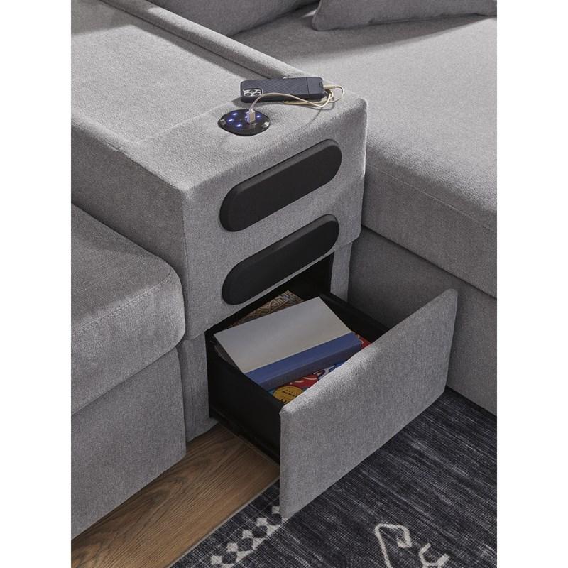 Large Picture of Signature Design by Ashley Modmax 9210427 Console with Audio System