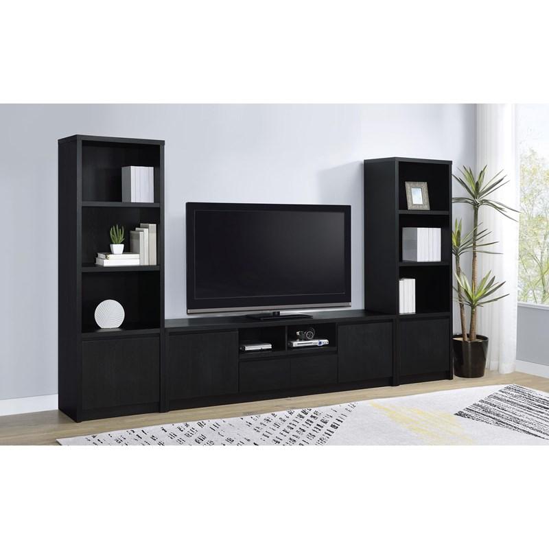 Large Picture of Coaster Furniture Winfield 706223 78-inch 2-door TV Stand Media Console - Black