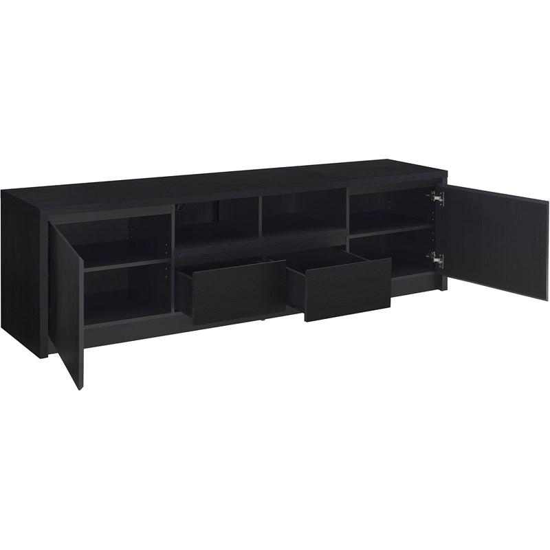 Large Picture of Coaster Furniture Winfield 706223 78-inch 2-door TV Stand Media Console - Black