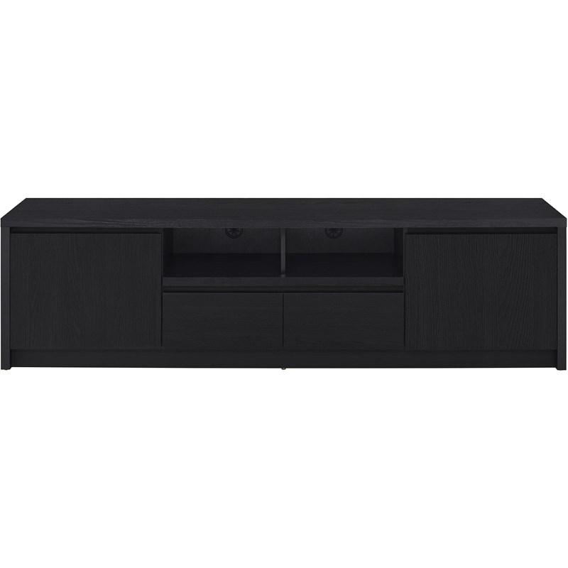 Large Picture of Coaster Furniture Winfield 706223 78-inch 2-door TV Stand Media Console - Black