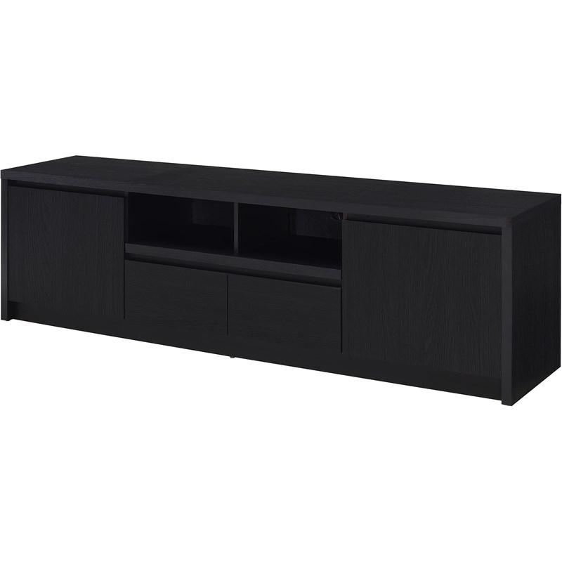 Large Picture of Coaster Furniture Winfield 706223 78-inch 2-door TV Stand Media Console - Black