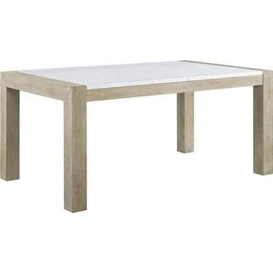 Crown Mark Hazel 1321T-3866 Genuine Marble Dining Table