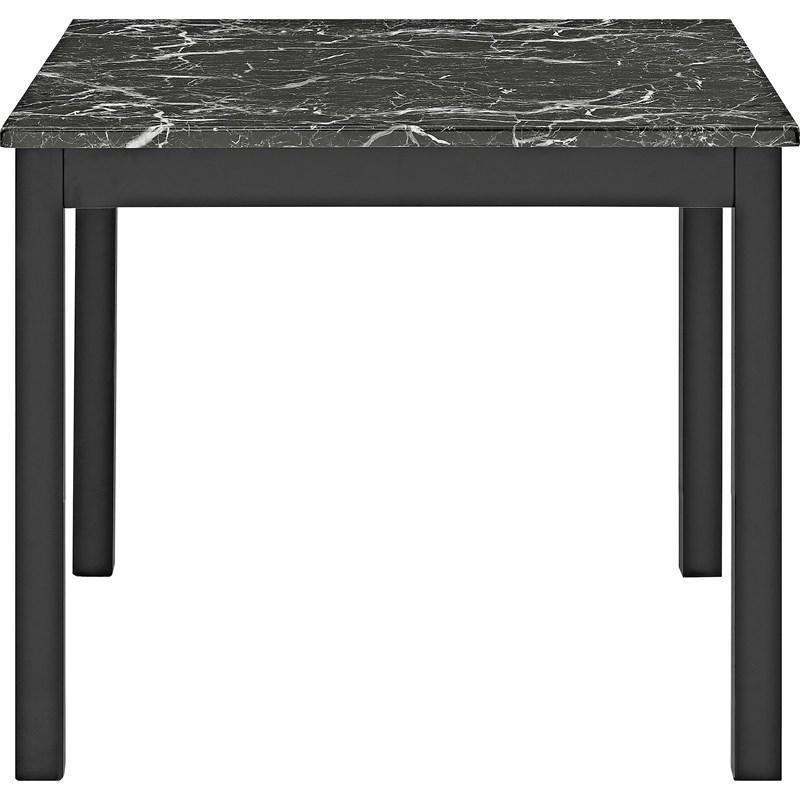 Large Picture of Crown Mark Lennon 1715SET-AB 5 pc Counter Height Dinette - Black