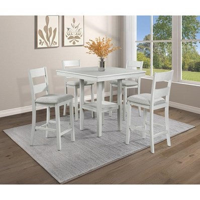 Crown Mark Lester 2631SET-DW 5 pc Dinette - Driftwood