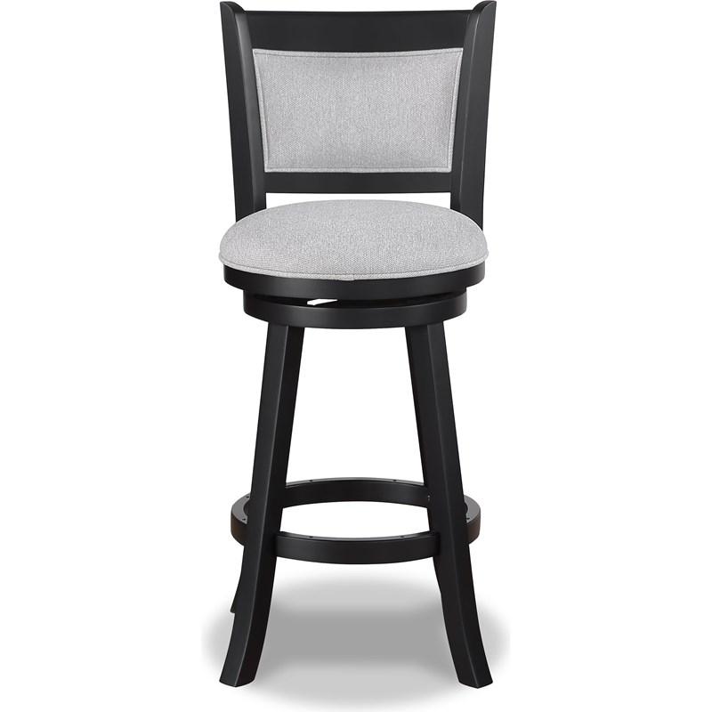 Large Picture of Crown Mark Cecil 2998DV-29 Swivel Bar Stool - Dove