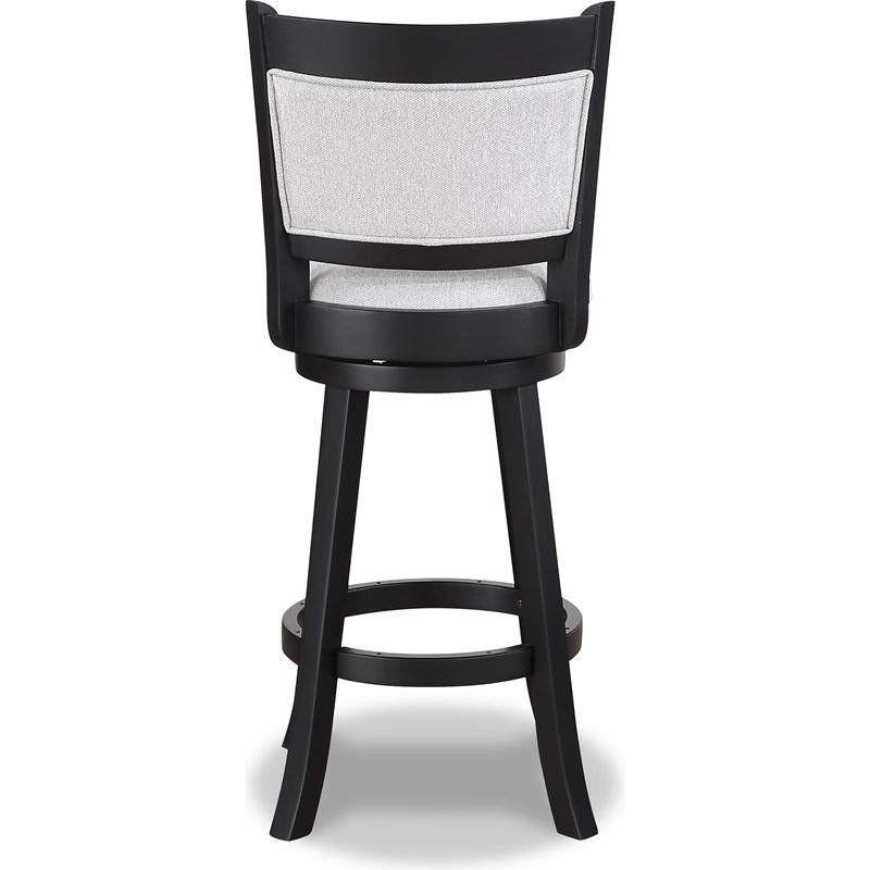 Large Picture of Crown Mark Cecil 2998DV-29 Swivel Bar Stool - Dove