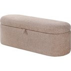Crown Mark Philipa 4924MV-BENCH Storage Bench - Mauve Tweed