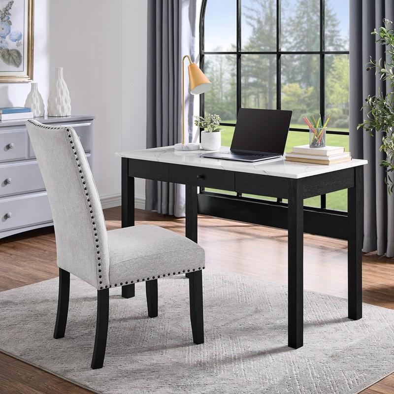 Large Picture of Crown Mark Rylee 4950 Faux Marble Desk