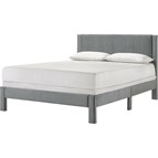 Crown Mark Lucia 5097LG-Q Queen Bed - Light Grey