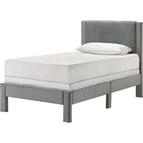 Crown Mark Lucia 5097LG-T Twin Bed - Light Grey