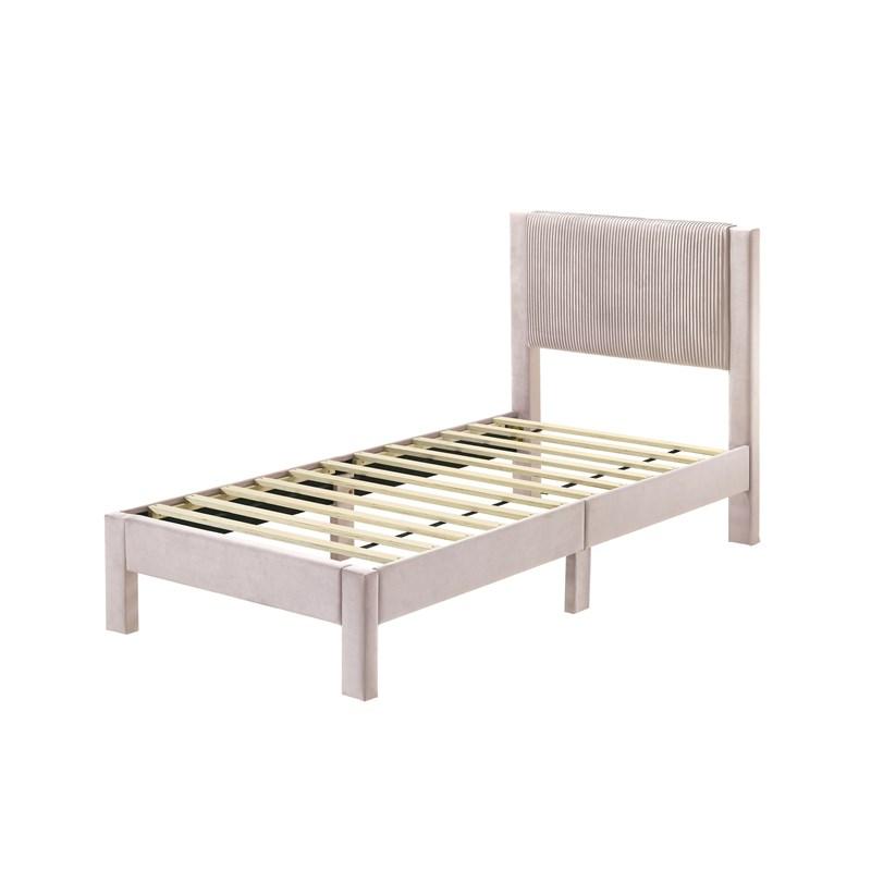 Large Picture of Crown Mark Lucia 5097PK-T Twin Bed - Pink