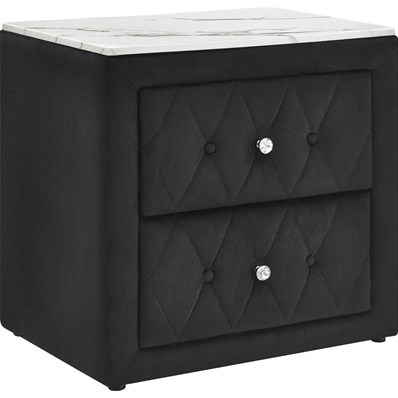 Crown Mark Annabelle 5114BK-2 Nightstand - Black