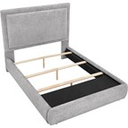 Crown Mark Reverie 5116PW-K King Bed with Storage - Pewter