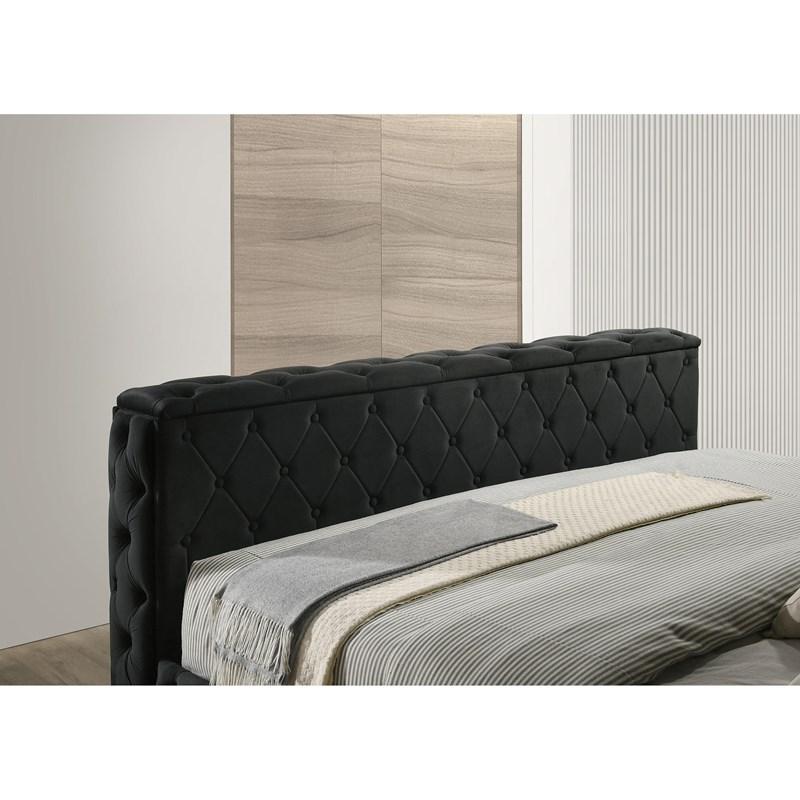 Large Picture of Crown Mark Josephine 5213BK-K King Bed with TV Lift