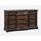 Crown Mark Stanley B1610-1 Dresser - Coffee Brown