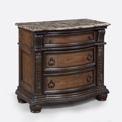 Crown Mark Stanley B1610-2 Nightstand - Coffee Brown